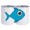 10 oz. White Stainless Steel Short Tumbler Thumbnail