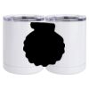 10 oz. White Stainless Steel Short Tumbler Thumbnail