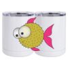 10 oz. White Stainless Steel Short Tumbler Thumbnail
