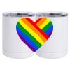 10 oz. White Stainless Steel Short Tumbler Thumbnail