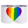 10 oz. White Stainless Steel Short Tumbler Thumbnail
