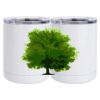 10 oz. White Stainless Steel Short Tumbler Thumbnail