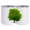 10 oz. White Stainless Steel Short Tumbler Thumbnail