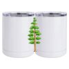 10 oz. White Stainless Steel Short Tumbler Thumbnail
