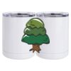 10 oz. White Stainless Steel Short Tumbler Thumbnail