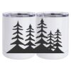 10 oz. White Stainless Steel Short Tumbler Thumbnail