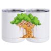 10 oz. White Stainless Steel Short Tumbler Thumbnail