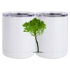 10 oz. White Stainless Steel Short Tumbler Thumbnail