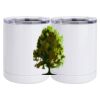 10 oz. White Stainless Steel Short Tumbler Thumbnail