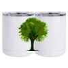 10 oz. White Stainless Steel Short Tumbler Thumbnail