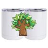 10 oz. White Stainless Steel Short Tumbler Thumbnail