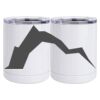 10 oz. White Stainless Steel Short Tumbler Thumbnail