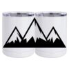 10 oz. White Stainless Steel Short Tumbler Thumbnail