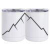 10 oz. White Stainless Steel Short Tumbler Thumbnail