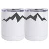10 oz. White Stainless Steel Short Tumbler Thumbnail