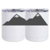 10 oz. White Stainless Steel Short Tumbler Thumbnail