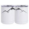 10 oz. White Stainless Steel Short Tumbler Thumbnail