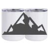 10 oz. White Stainless Steel Short Tumbler Thumbnail