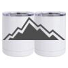 10 oz. White Stainless Steel Short Tumbler Thumbnail