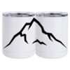 10 oz. White Stainless Steel Short Tumbler Thumbnail