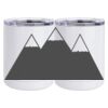 10 oz. White Stainless Steel Short Tumbler Thumbnail