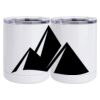 10 oz. White Stainless Steel Short Tumbler Thumbnail