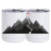 10 oz. White Stainless Steel Short Tumbler Thumbnail