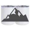 10 oz. White Stainless Steel Short Tumbler Thumbnail