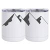 10 oz. White Stainless Steel Short Tumbler Thumbnail