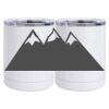 10 oz. White Stainless Steel Short Tumbler Thumbnail