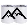 10 oz. White Stainless Steel Short Tumbler Thumbnail