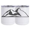 10 oz. White Stainless Steel Short Tumbler Thumbnail