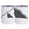 10 oz. White Stainless Steel Short Tumbler Thumbnail