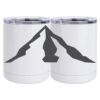 10 oz. White Stainless Steel Short Tumbler Thumbnail