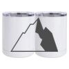 10 oz. White Stainless Steel Short Tumbler Thumbnail
