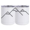 10 oz. White Stainless Steel Short Tumbler Thumbnail