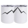10 oz. White Stainless Steel Short Tumbler Thumbnail