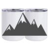 10 oz. White Stainless Steel Short Tumbler Thumbnail