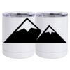 10 oz. White Stainless Steel Short Tumbler Thumbnail