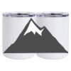 10 oz. White Stainless Steel Short Tumbler Thumbnail