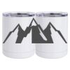 10 oz. White Stainless Steel Short Tumbler Thumbnail