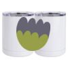 10 oz. White Stainless Steel Short Tumbler Thumbnail