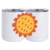 10 oz. White Stainless Steel Short Tumbler Thumbnail