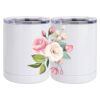 10 oz. White Stainless Steel Short Tumbler Thumbnail