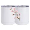 10 oz. White Stainless Steel Short Tumbler Thumbnail