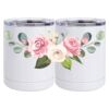 10 oz. White Stainless Steel Short Tumbler Thumbnail