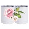 10 oz. White Stainless Steel Short Tumbler Thumbnail