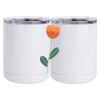 10 oz. White Stainless Steel Short Tumbler Thumbnail