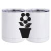 10 oz. White Stainless Steel Short Tumbler Thumbnail