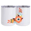 10 oz. White Stainless Steel Short Tumbler Thumbnail